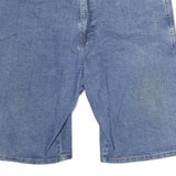 DICKIES Mens Denim Blue Cargo Shorts Size L W40 Workwear Cotton Comfort