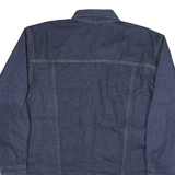 ART Womens Blue Denim Jacket 2XL Cotton Button Closure Classic Fit Long Sleeve