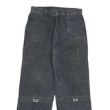 Womens Relaxed Fit Jeans Blue Denim W30 L28 Cargo Style Wide Leg Cotton Blend
