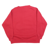 DISNEY Womens Red Mickey & Pluto Crew Neck Sweatshirt M Cotton Blend Casual