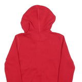 POLO RALPH LAUREN Mens Red Full Zip Hoodie S Classic Logo Cotton Blend