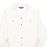 LAUREN RALPH LAUREN Womens White Basic Shirt Long Sleeve Collared S Elegant