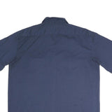 DICKIES Mens Blue Work Shirt XL Cotton Blend Button Pocket Casual