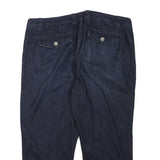 TOMMY HILFIGER Womens Relaxed Dark Denim Jeans W34 L21 Zip Cotton Blend