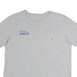 CARHARTT Womens Grey Cotton Blend Logo Pocket T-Shirt L Short Sleeve Crew Neck