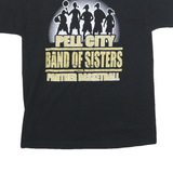 RUSSELL ATHLETIC Mens Black Pell City Band Of Sisters Graphic T-Shirt M Crew
