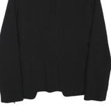 MICHAEL KORS Womens Black Slim Jacket XS Polyester Blend Plain Gold Zip