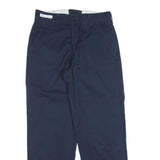 RED KAP Mens Cotton Blend Navy Relaxed Straight Trousers W30 L30 Workwear