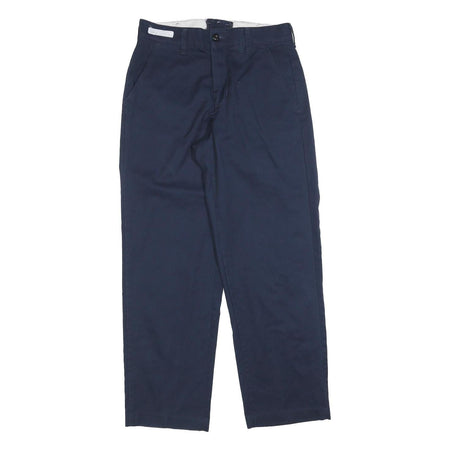 RED KAP Mens Cotton Blend Navy Relaxed Straight Trousers W30 L30 Workwear
