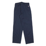 RED KAP Mens Cotton Blend Navy Relaxed Straight Trousers W30 L30 Workwear