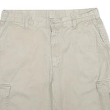 DICKIES Mens Shorts Beige Cargo Cotton L W34 Durable Workwear Pocketed