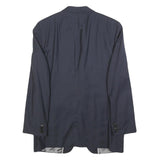 JOOP! Mens Blue Wool Jacket L Button Plain Classic Tailored Formal