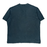 Polo By Ralph Lauren Faded Henley Polo Shirt - XL Blue Cotton
