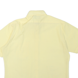 SPORTSWEAR Mens Yellow Shirt L Polyester Blend Short Sleeve Casual