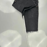 Levis Denim Shorts - 33W 10L Black Cotton