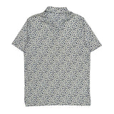 Polo By Ralph Lauren Floral Polo Shirt - Medium Blue Cotton