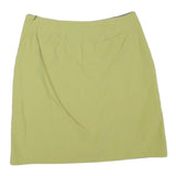 HELLY HANSEN Womens Green A-Line Short Polyester Blend Skirt S Outdoor Casual