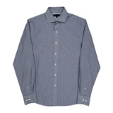 Tommy Hilfiger Checked Shirt - Medium Blue Cotton