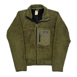 Patagonia Fleece Jacket - Small Green Polyester
