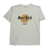Hard Rock Cafe Single Stitch T-Shirt - XL White Cotton