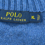 Polo By Ralph Lauren 1/4 Zip - XL Blue Cotton