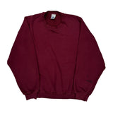 Russell Athletic Sweatshirt - XL Burgundy Cotton