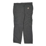 Carhartt Cargo Trousers - 38W 32L Grey Cotton Blend