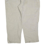 CARHARTT Mens Regular Beige Cotton Blend Zip Trousers W48 L30 Workwear Heavy