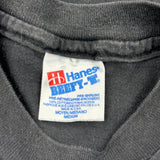Heavy Metal Hanes Single Stitch T-Shirt - Medium Black Cotton