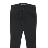 LEVI'S Womens Black Slim Skinny Denim Medium W29 L28 Cotton Blend Zip Jeans