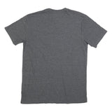 ADIDAS Mens Grey Graphic T-Shirt L Short Sleeve Crew Neck Cotton Blend