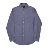 Ralph Lauren Checked Shirt - Medium Blue Cotton