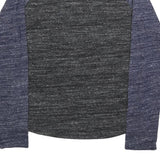 GAP Mens Blue & Grey Cotton Blend Patterned Jumper Crew Neck Basic Knit M Casual