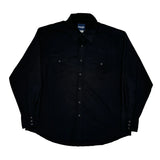 Wrangler Denim Shirt - 2XL Black Cotton