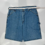 Unbranded Carpenter Shorts - 38W 10L Blue Denim