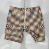 Timberland Checked Cargo Shorts - 36W 11L Multicoloured Cotton