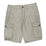 Levis Cargo Shorts - 34W 10L Beige Cotton