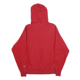 CHAMPION REVERSE WEAVE Mens Red Hoodie M Classic Pullover Cotton Blend