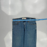 505 Levis Jeans - 36W 32L Blue Denim