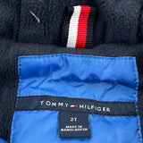 Age 2 Tommy Hilfiger Spellout Puffer - 2XS Blue Polyester