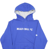 CHAMPION Mens Blue Marin FC Pullover Hoodie M Soccer USA Graphic Print