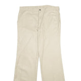 MCGREGOR Mens Classic Beige Trousers W32 L34 Polyester Blend Zip Plain Regular