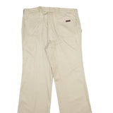 MCGREGOR Mens Classic Beige Trousers W32 L34 Polyester Blend Zip Plain Regular