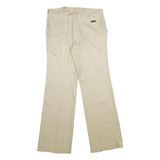 MCGREGOR Mens Classic Beige Trousers W32 L34 Polyester Blend Zip Plain Regular