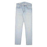 LEVI'S 512 Mens Jeans Blue Slim Skinny Denim Light W29 L30 Classic Zip Fastening