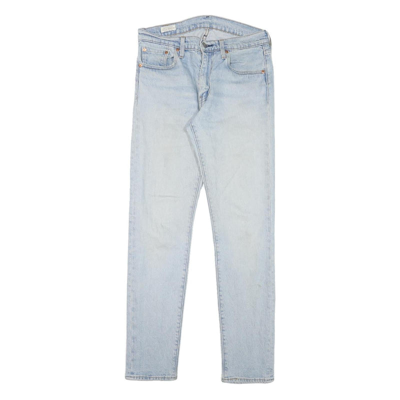 LEVI'S 512 Mens Jeans Blue Slim Skinny Denim Light W29 L30 Classic Zip Fastening