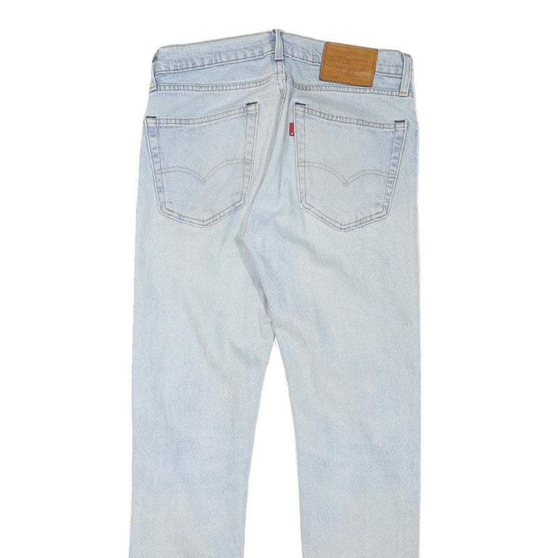 LEVI'S 512 Mens Jeans Blue Slim Skinny Denim Light W29 L30 Classic Zip Fastening