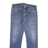 LEVI'S Mens Slim Blue Denim Jeans W32 L29 Zip Closure Classic Fit Casual