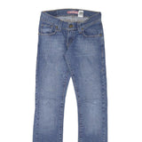 LEVI'S Womens Jeans Blue Regular Straight Denim Medium W28 L32 Classic Fit Zip