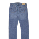 LEVI'S Womens Jeans Blue Regular Straight Denim Medium W28 L32 Classic Fit Zip